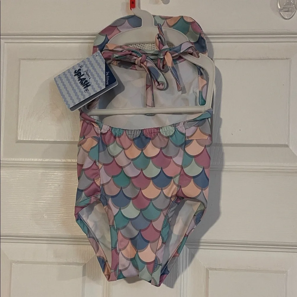 Colorful Mermaid Scale Dog Outfit